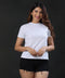 Basic Crew Neck Butterfly Printed TShirt